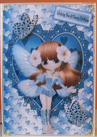 Little Faerie with Butterflies by Joan Mary Smith