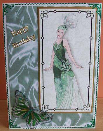 Satin in Pale Green by Joan Mary Smith