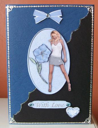 Chic Chicks - A6 Card Topper & Decoupage by Joan Mary Smith