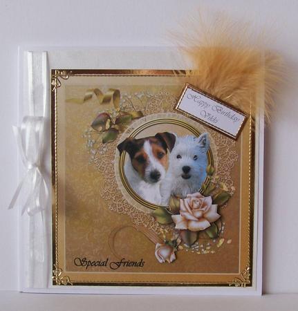 Jack Russel and Westie - Special Request by Joan Mary Smith