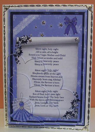 A Christmas Carol Scroll Shell Edge Stacker by Joan Mary Smith