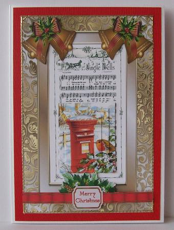 Cute Robin, with Jingle Bells on Music by Joan Mary Smith