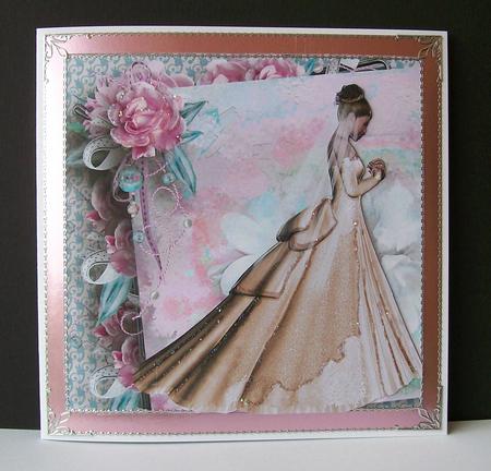 8x8 Wedding Card by Joan Mary Smith