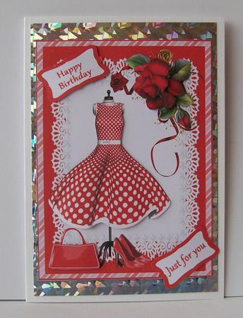 Gladrags and Handbags - Red and White Spots by Joan Mary Smith