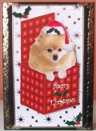 Pomeranian Christmas Box by Joan Mary Smith