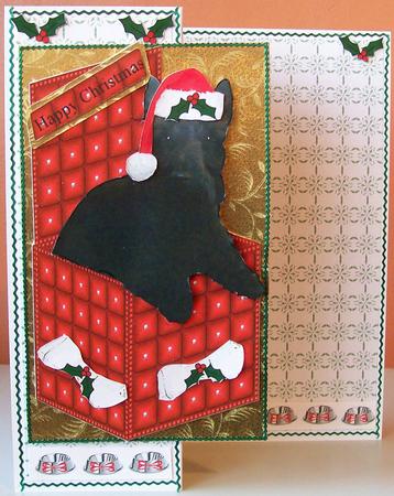 Scottish Terrier Christmas Box by Joan Mary Smith