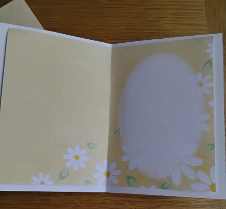 Pretty Daisies 5 x 7 Inch Decoupage Card, Insert & Envelope & Sentiments by Joan Murfitt