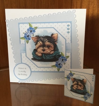 Cute Little Yorkie #2 by Joan Murfitt