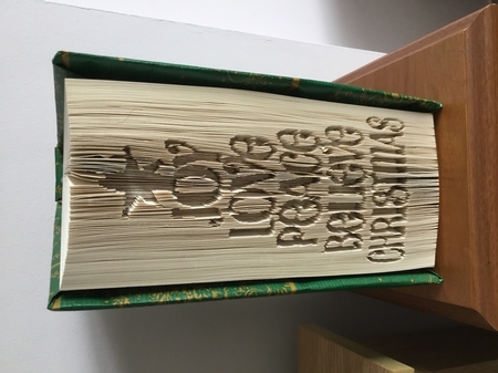 Joy Peace Love Tree book folding patterns by Joan Murfitt