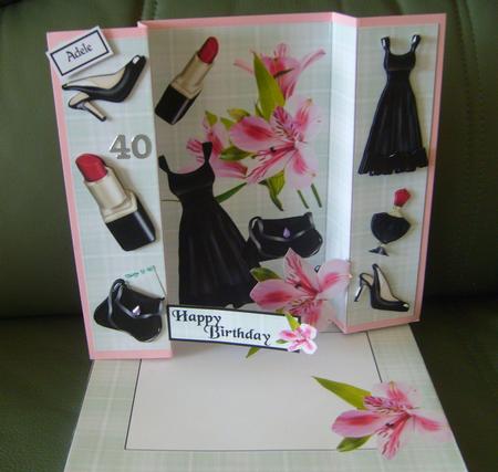 Double Fold Lilly Card by Joan Murfitt