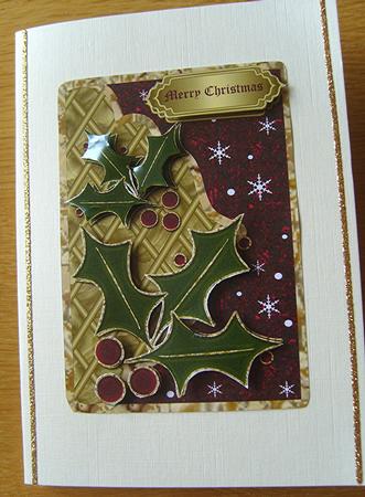 Quick & Easy Christmas Card by Joan Murfitt