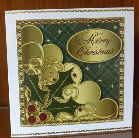 Christmas Topper with Scalloped Layer 4 by Joan Murfitt