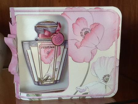 Pink Poppy Perfume 7x5inch Aperture Card Mini Kit by Joan Murfitt