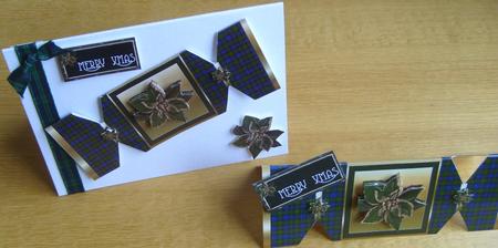 Black Watch Tartan Xmas Cracker by Joan Murfitt