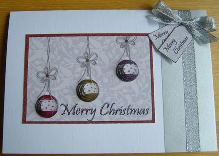 Xmas Baubles 3 by Joan Murfitt