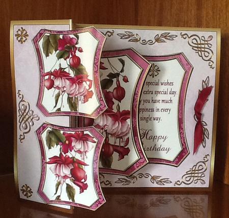 Fold Back Pop-up - Fuchsia by Joan Murfitt