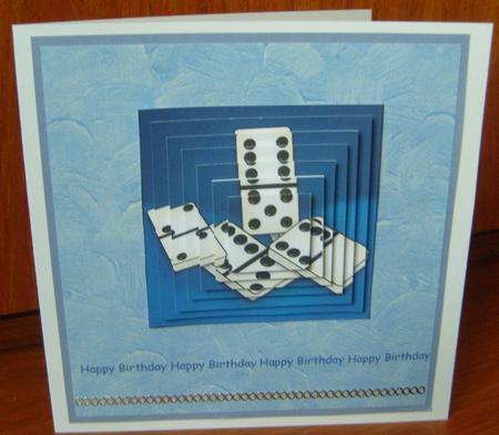 Dominoes Pyramage by Joan Murfitt