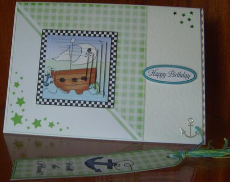 Pirates Ahoy!! Quick Card with Pyramage by Joan Murfitt