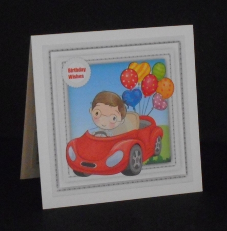 Birthday Boy Blank Insert  by Joan Prince