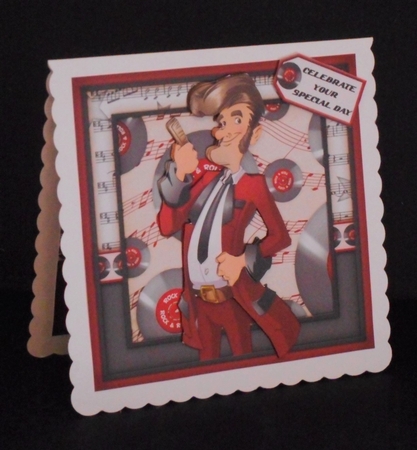 Teddy Boy Dude Red 4 Sheet Mini Kit by Joan Prince
