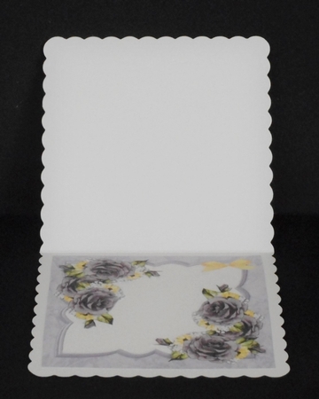 Scallop Topper Romantic Roses by Joan Prince
