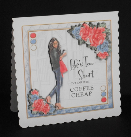 A Girl and Her Coffee 3 by Joan Prince