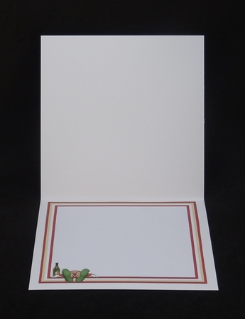 MERRY ELF SQUARES 7.5 Humorous Quick Layer Card & Insert Kit by Joan Prince