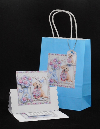 Just For You Delicate Rose Basket Mini Page Kit by Joan Prince