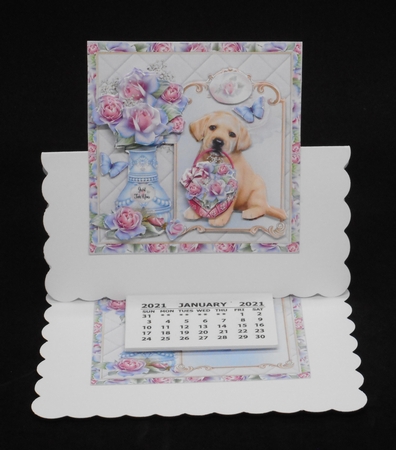 Just For You Delicate Rose Basket Mini Page Kit by Joan Prince