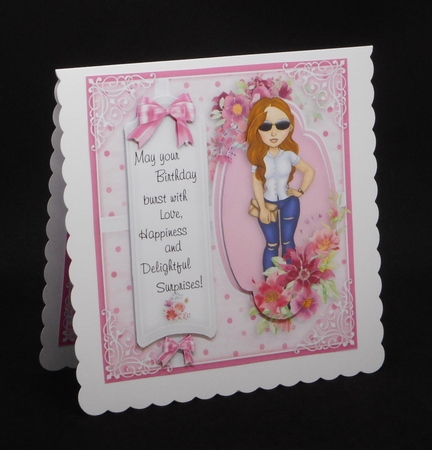 Ladies pink collection birthday kit by Joan Prince