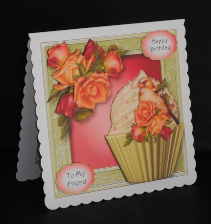 Floral Cupcakes Bumper Kit 8 by Joan Prince
