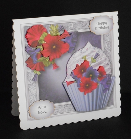 Floral Cupcakes Bumper Kit 8 by Joan Prince