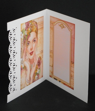 Art Deco Lady Emilia 4 Sheet Mini Kit Dark Pink by Joan Prince