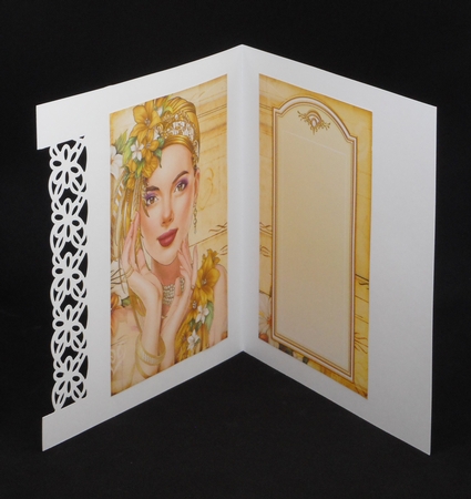 Art Deco Lady Emilia 4 Sheet Mini Kit Gold by Joan Prince