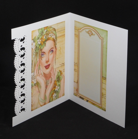 Art Deco Lady Emilia 4 Sheet Mini Kit Green by Joan Prince