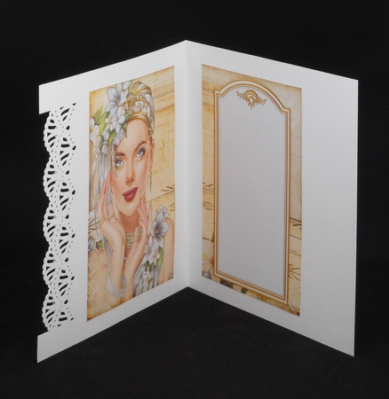 Art Deco Lady Emilia 4 Sheet Mini Kit Silver by Joan Prince
