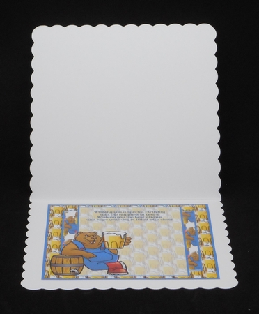 The beer bear insert by Joan Prince