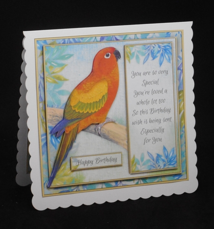 Parakeet Birthday Mini Kit by Joan Prince