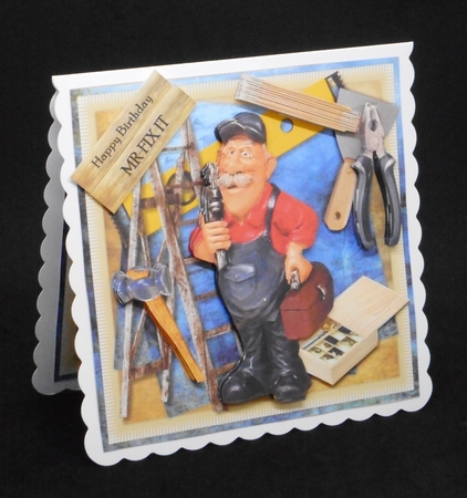Mr. Fix It  Male Card Mini Kit by Joan Prince
