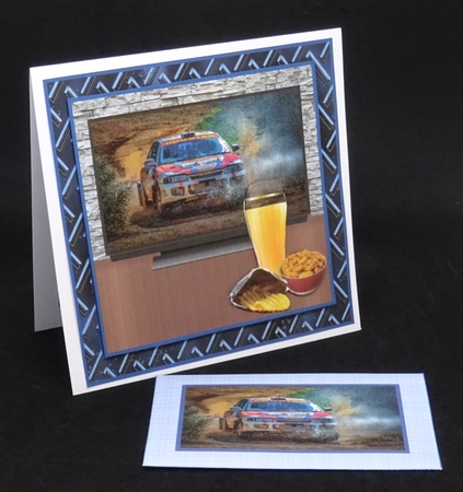 Watching Rally Car Racing - Money Wallet by Joan Prince