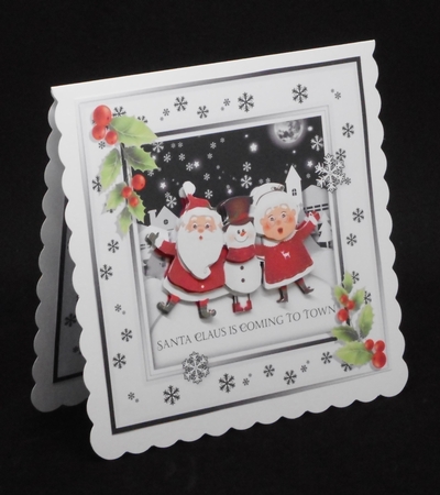 Santa Claus is Coming to Town 7x7 by Joan Prince