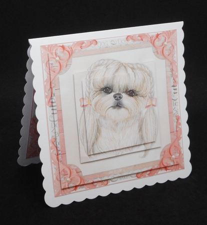 Cute Dog 2 by Joan Prince