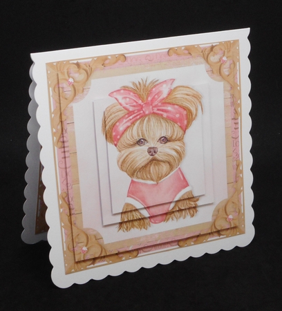 Cute Dog 8 by Joan Prince
