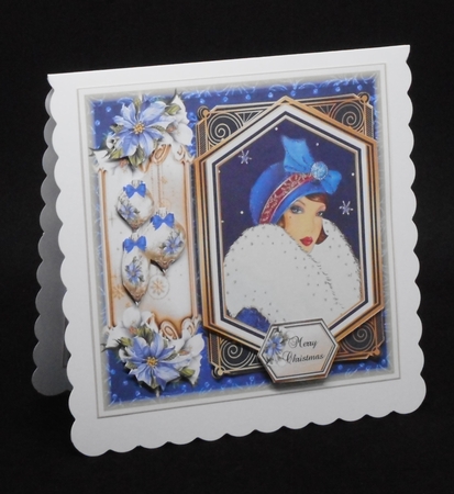 Art Deco Christmas 3 Mini Page Kit    by Joan Prince