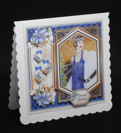 Art Deco Christmas 4 Mini Page Kit   by Joan Prince