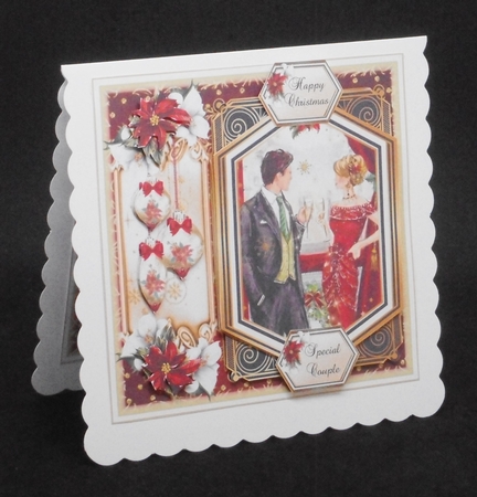 Art Deco Christmas Couple Mini Page Kit    by Joan Prince