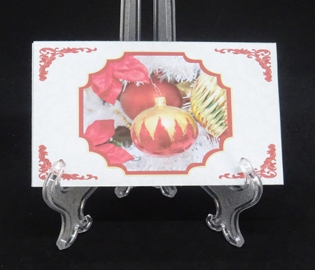 Red And Gold Christmas Baubles - Money Wallet by Joan Prince