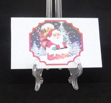 Santa In The Chimney - Money Wallet by Joan Prince