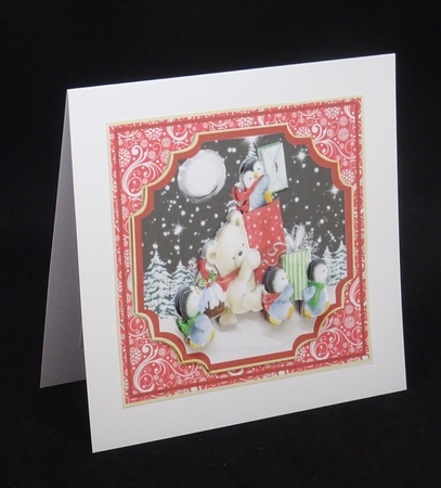 Penguin And Teddy Presents - 7x7 Mini Kit by Joan Prince