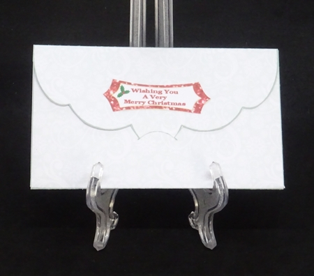 Red Art Deco Christmas - Money Wallet by Joan Prince